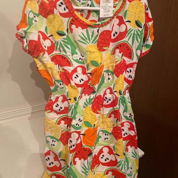 Disney Store Tropical Fruit Mickey Mouse  Dress - Picture 3 of 7